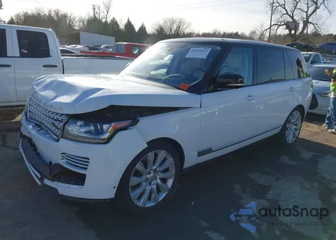 2016 Land Rover Range Rover 5.0L V8 Supercharged z USA, uszkodzony, nr VIN SALGS3EF4GA257683